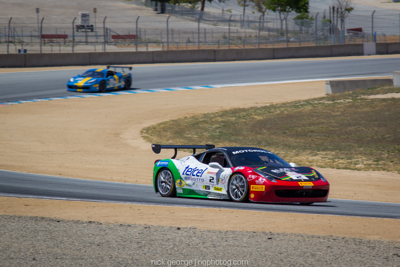 Illustration for article titled Ferrari Challenge at Laguna Seca